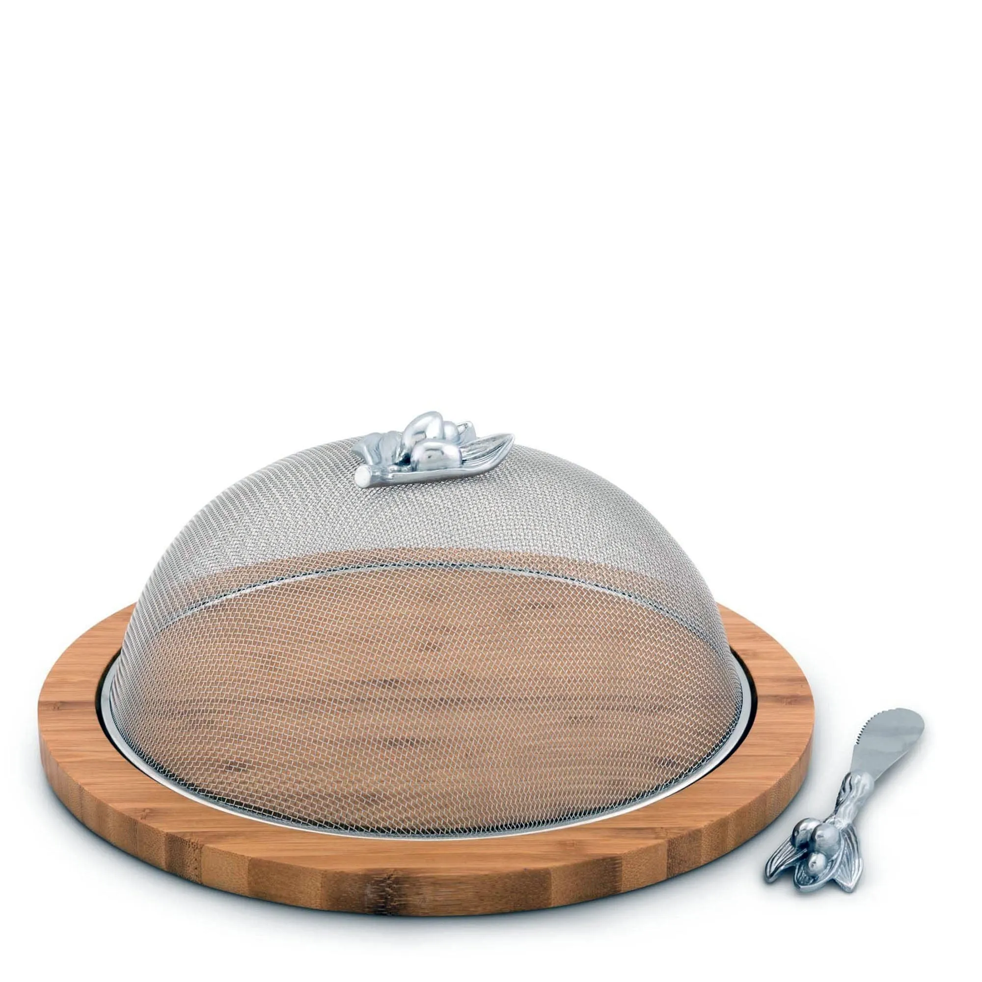 Olive 3 Piece Picnic Cheese Board / Spreader