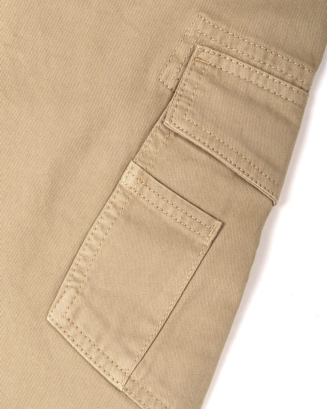 Penwith II - Mens Cargo Shorts - Cream