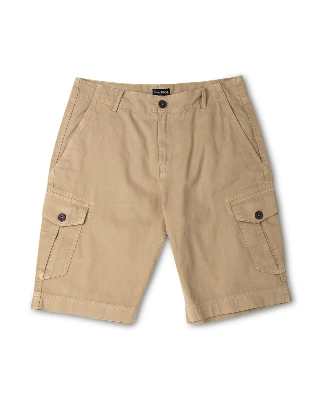 Penwith II - Mens Cargo Shorts - Cream