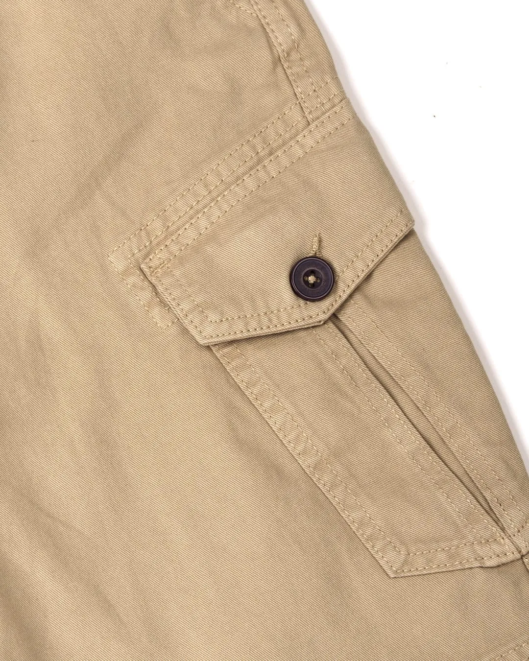 Penwith II - Mens Cargo Shorts - Cream