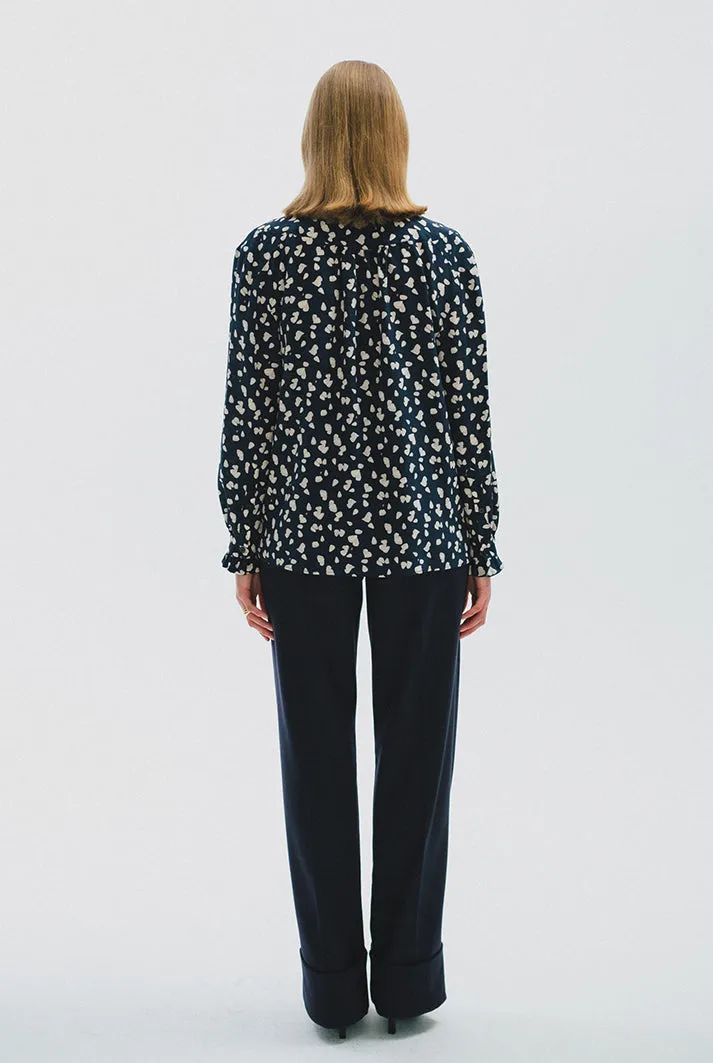 Poet Floral Blouse | Midnight