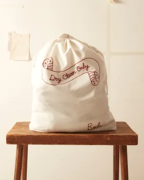 "Dry Clean Only" Laundry Bag - Natural