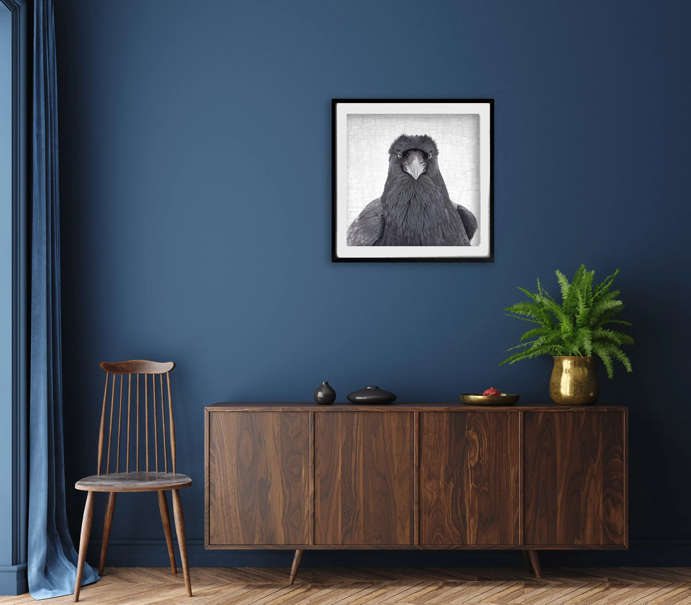 RAVEN CELEBRITY - Fine Art Print, Raven Portrait Series