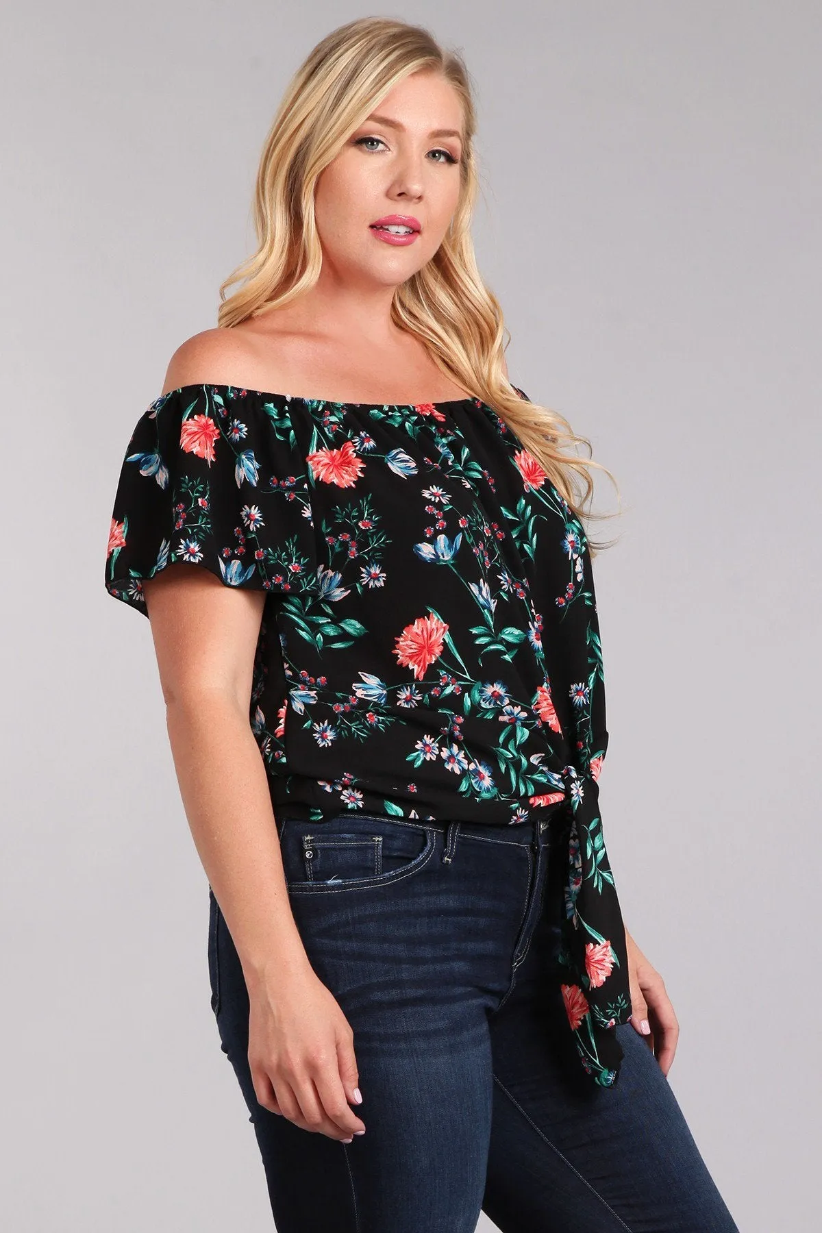 Relaxed Floral Top