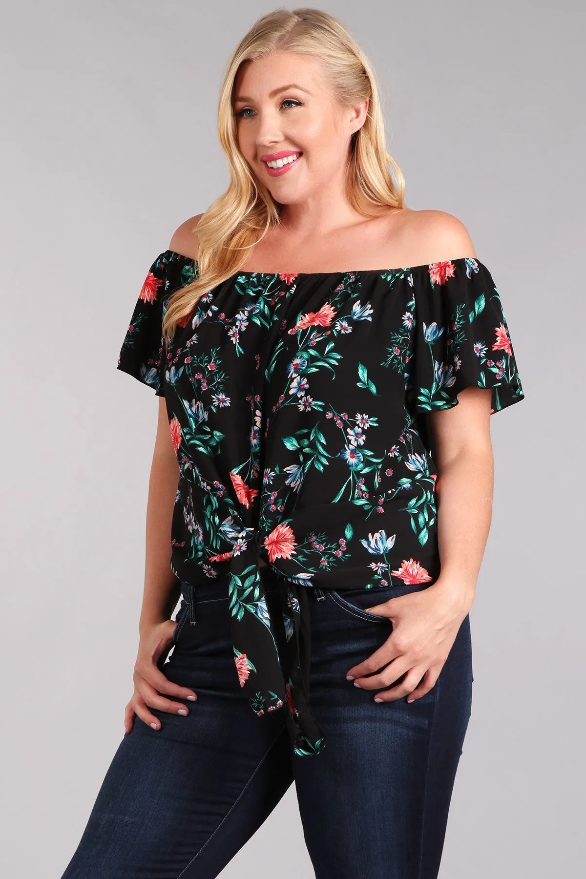 Relaxed Floral Top