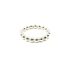 Resort Collection Sterling Large Round Stone Ring - Waterproof!