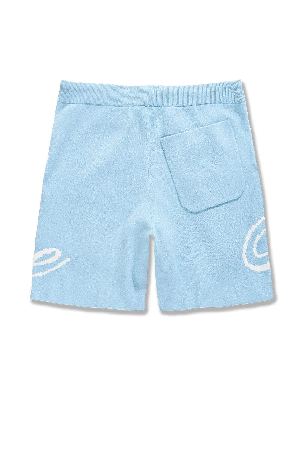 Retro - Paradise Knit Shorts (Sky)