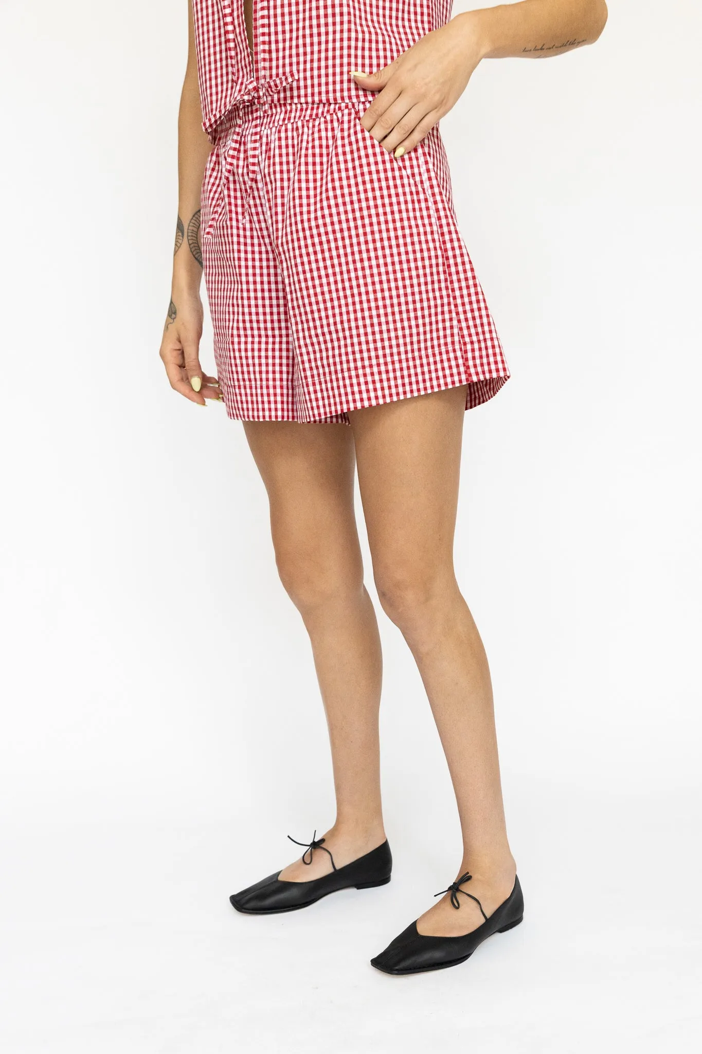 Ruby Shorts | Red Gingham