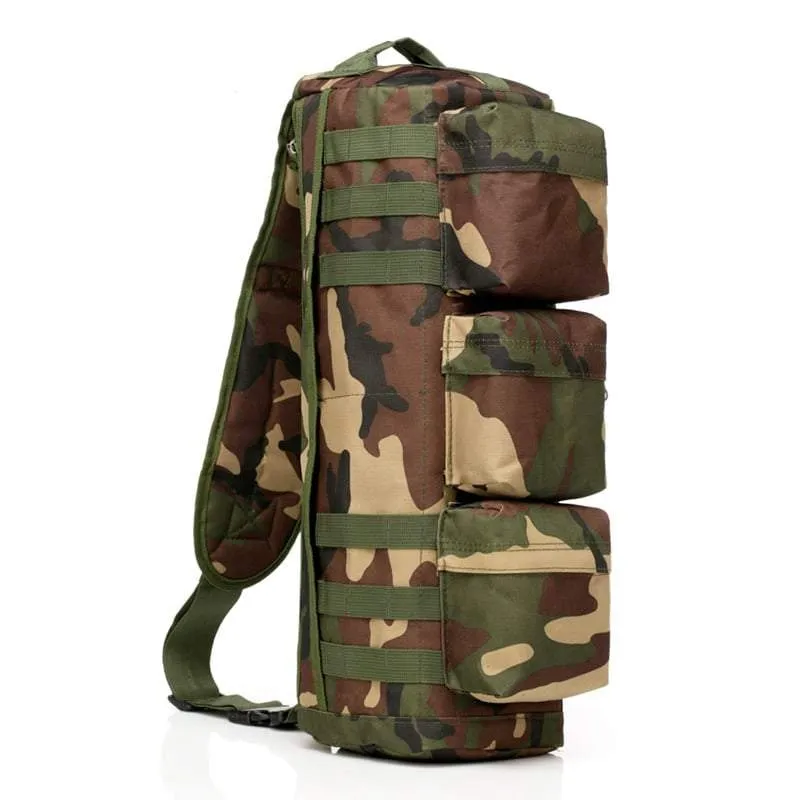 SA-D2 Military Style Compact Shoulder Sling Duffel Backpack / Daypack