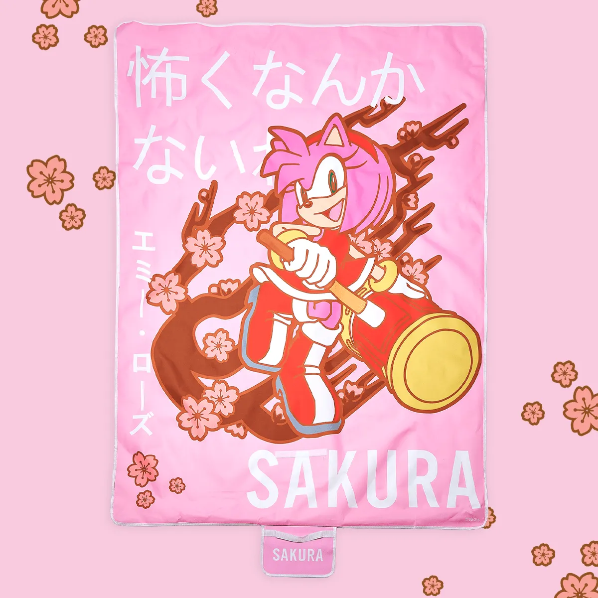 SEGA Sakura Range – Amy Rose Pink Picnic Blanket