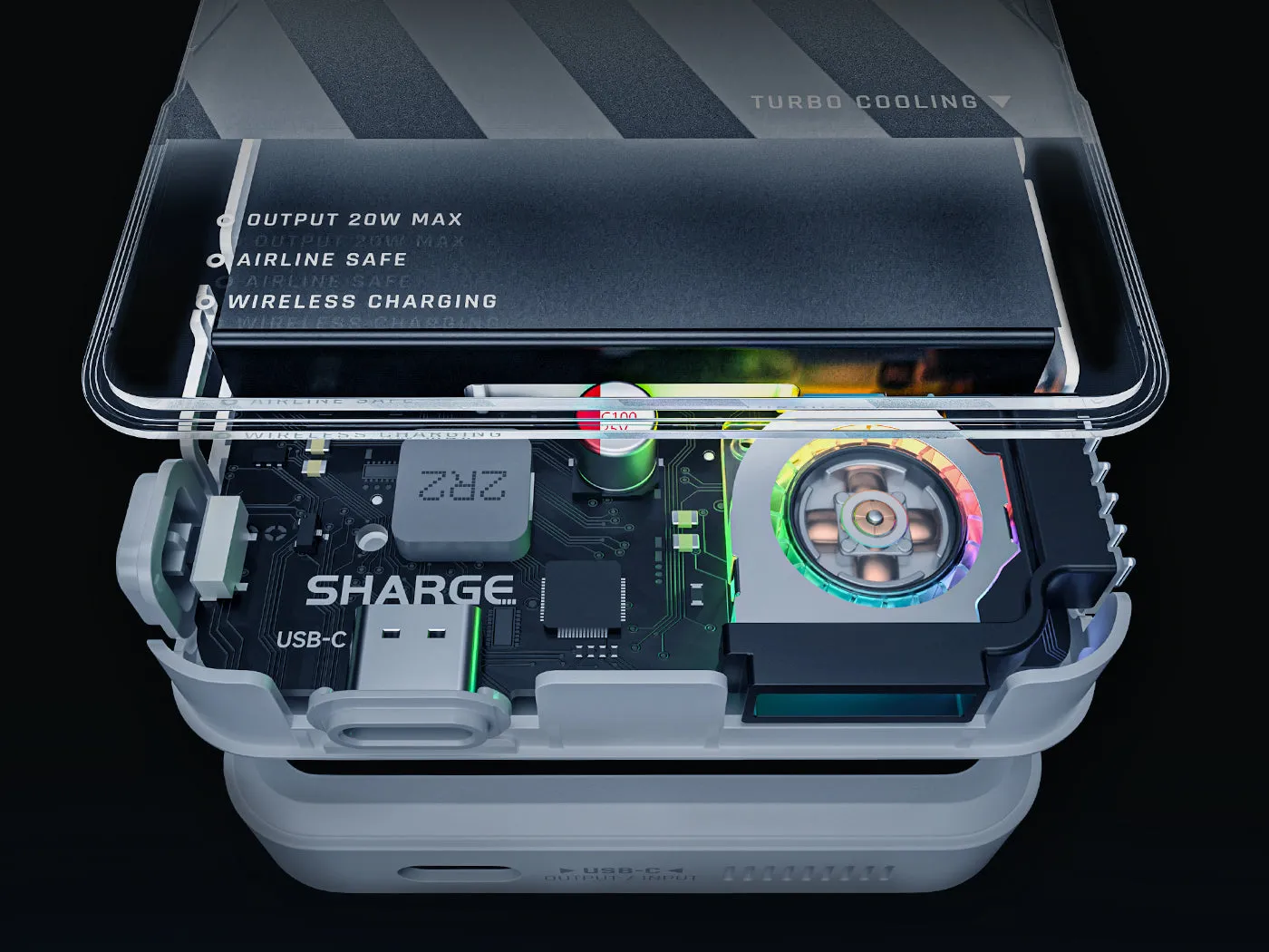 Sharge Icemag (10,000mAh 5A 20W MagSafe)