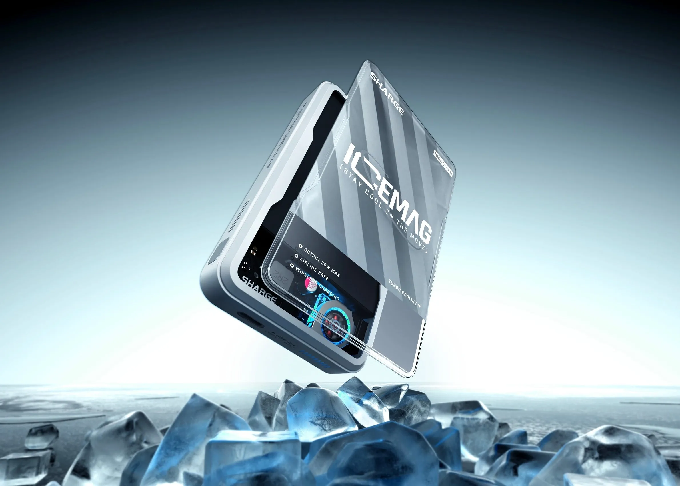 Sharge Icemag (10,000mAh 5A 20W MagSafe)