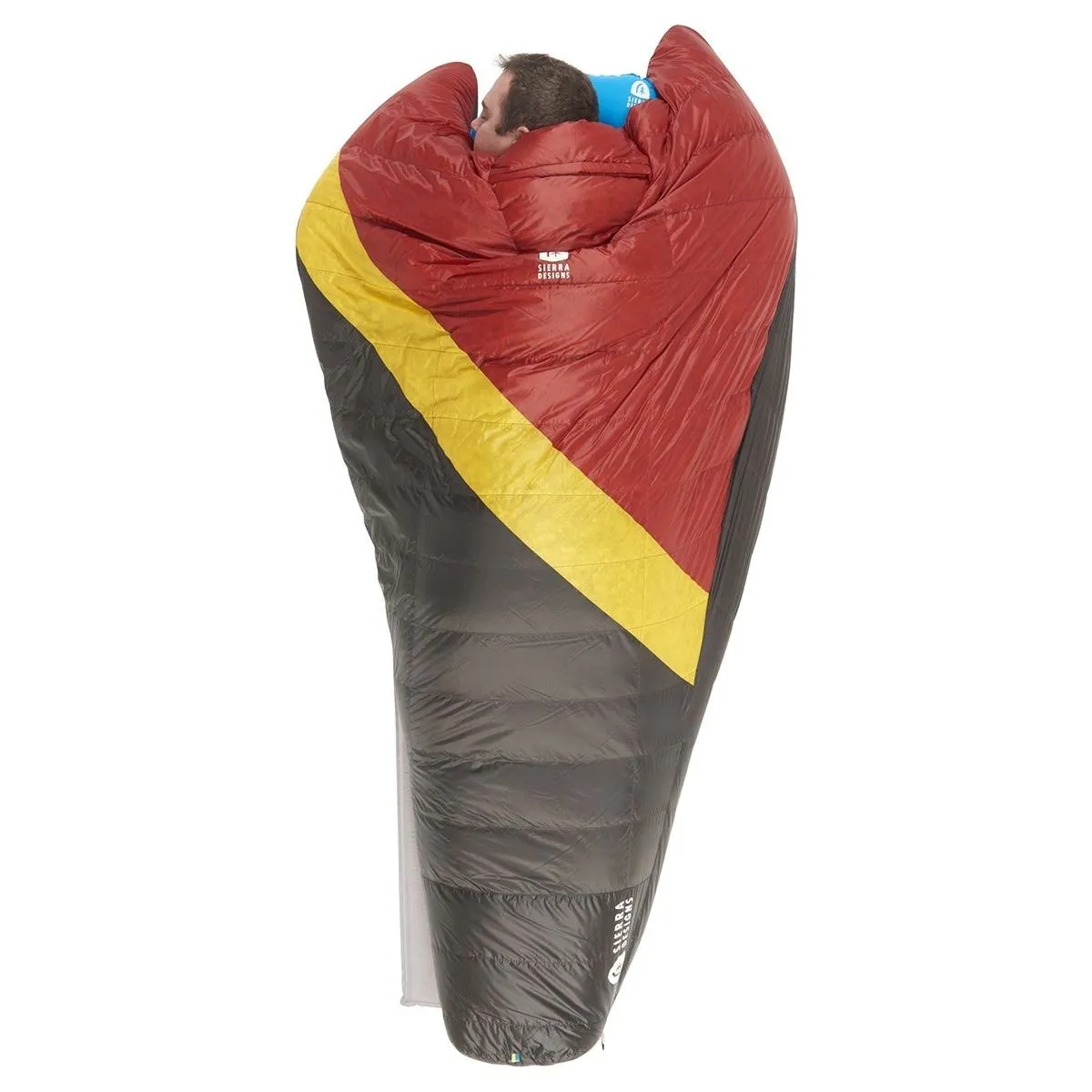 Sierra Designs Nitro Quilt 800F 20° Degree Down Sleeping Bag - Red