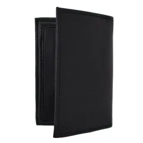 Slim Center Flap ID Premium Leather RFID Blocking Wallet