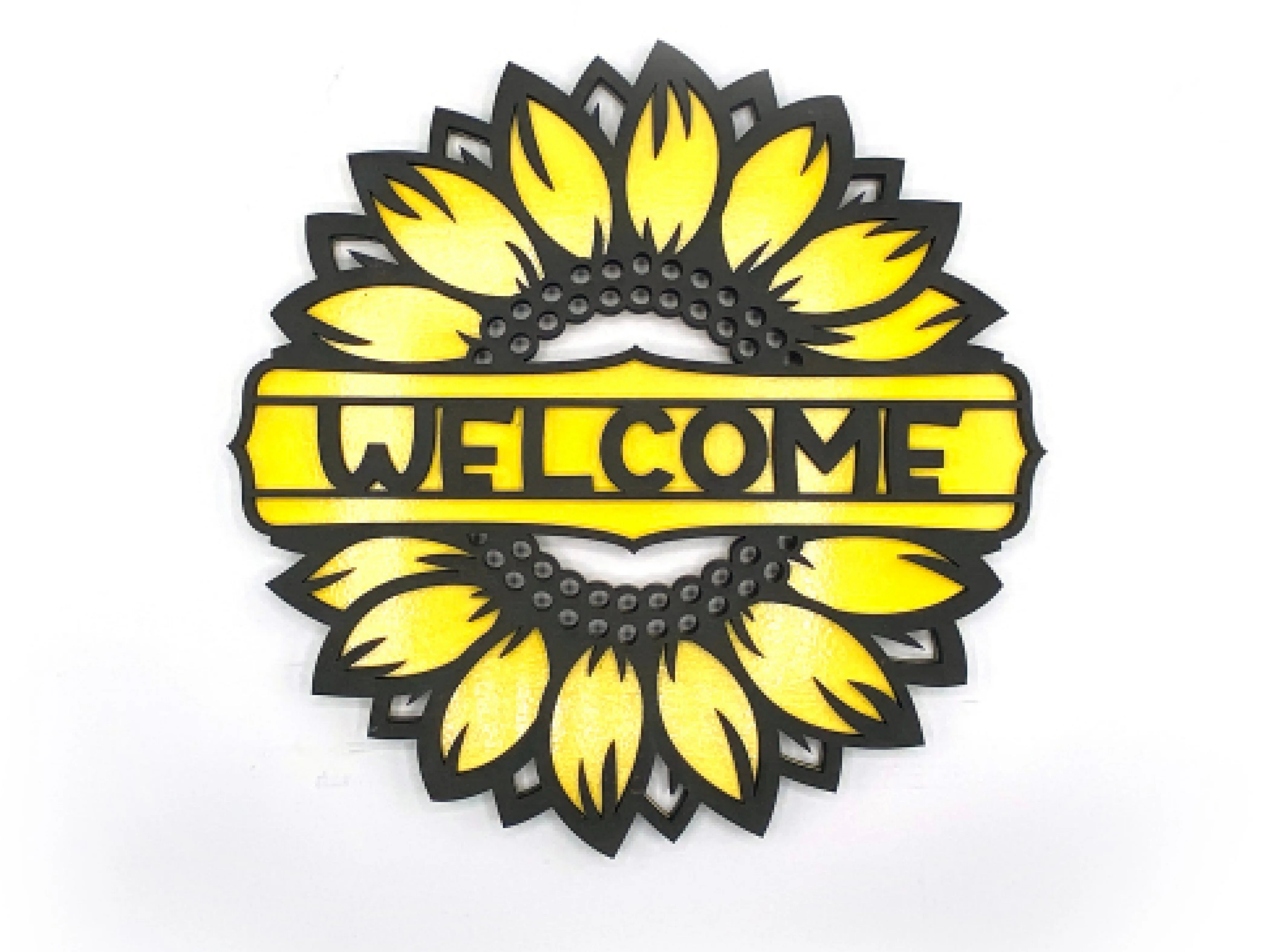 Sunflower door hanger