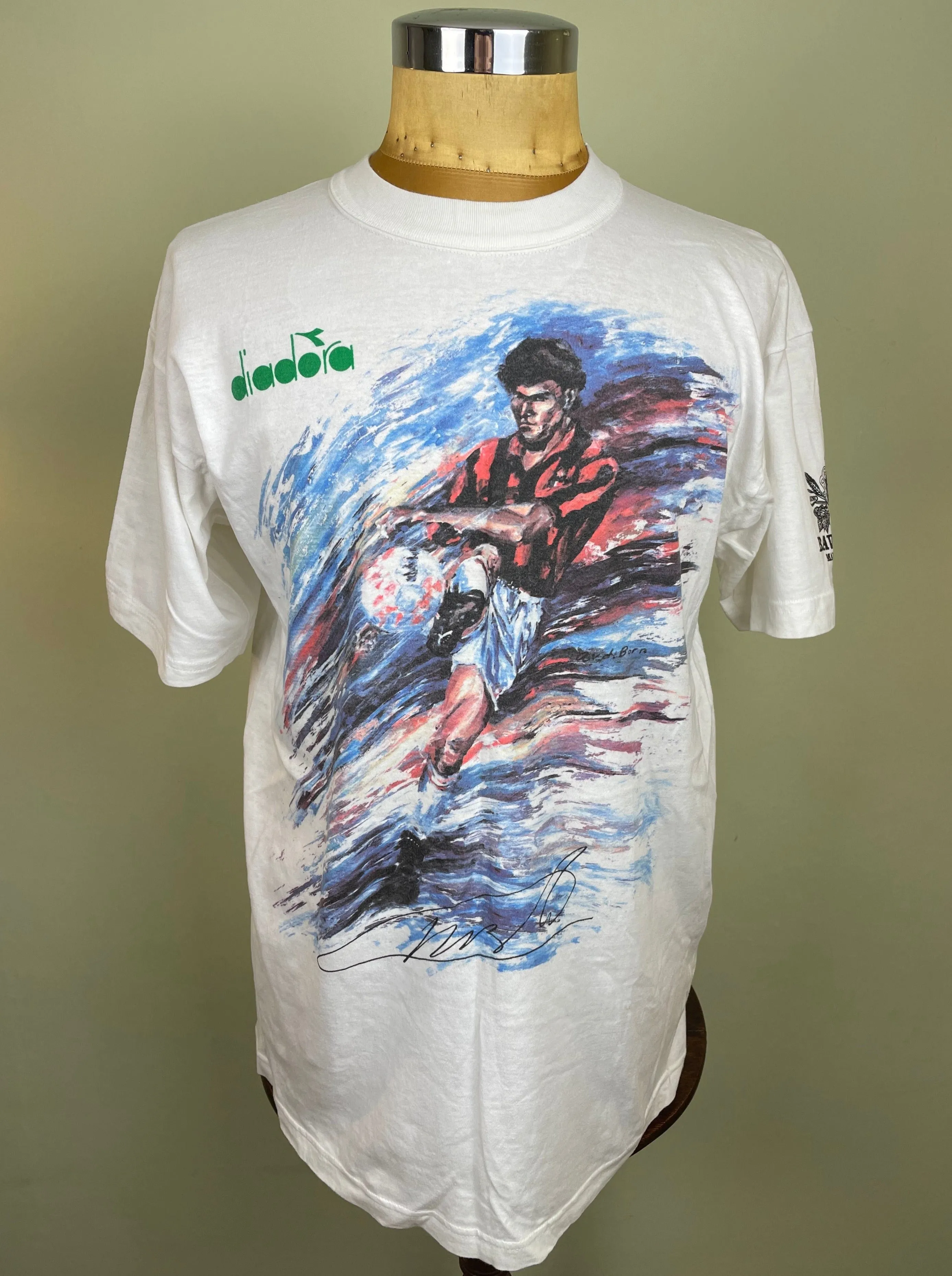 T-Shirt | 1990 | Official Diadora Marco Van Basten T-Shirt