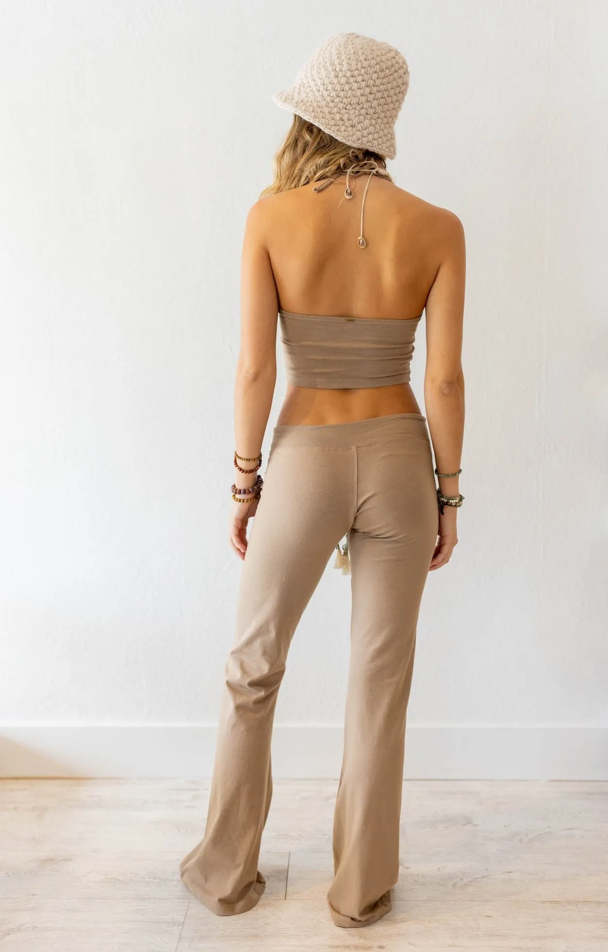 Taupe Flare Pants