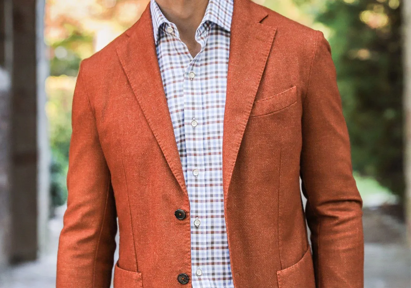 The Autumn Orange Burgess Sport Coat