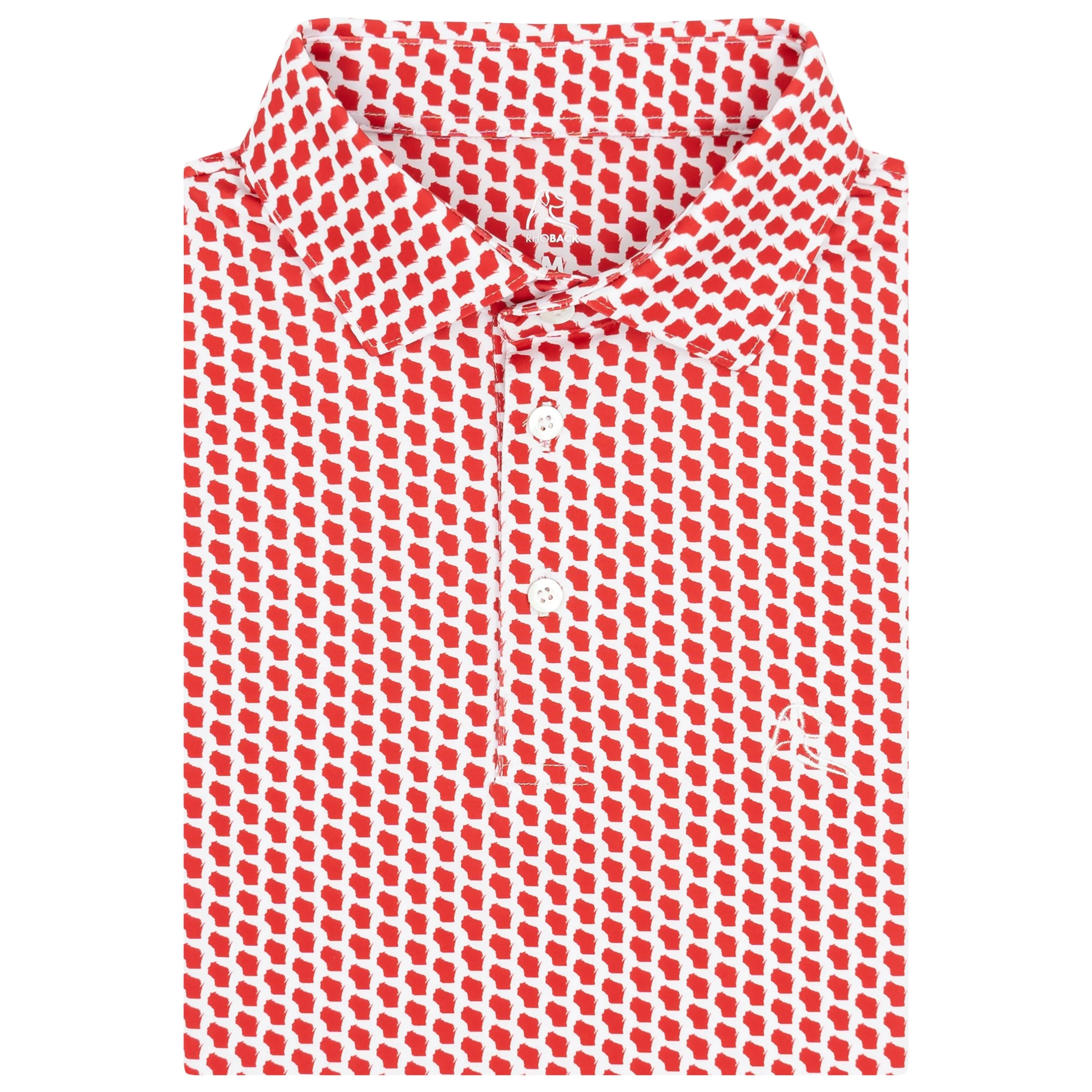 The Dairyland | Performance Polo | The Dairyland - Roar Red/White