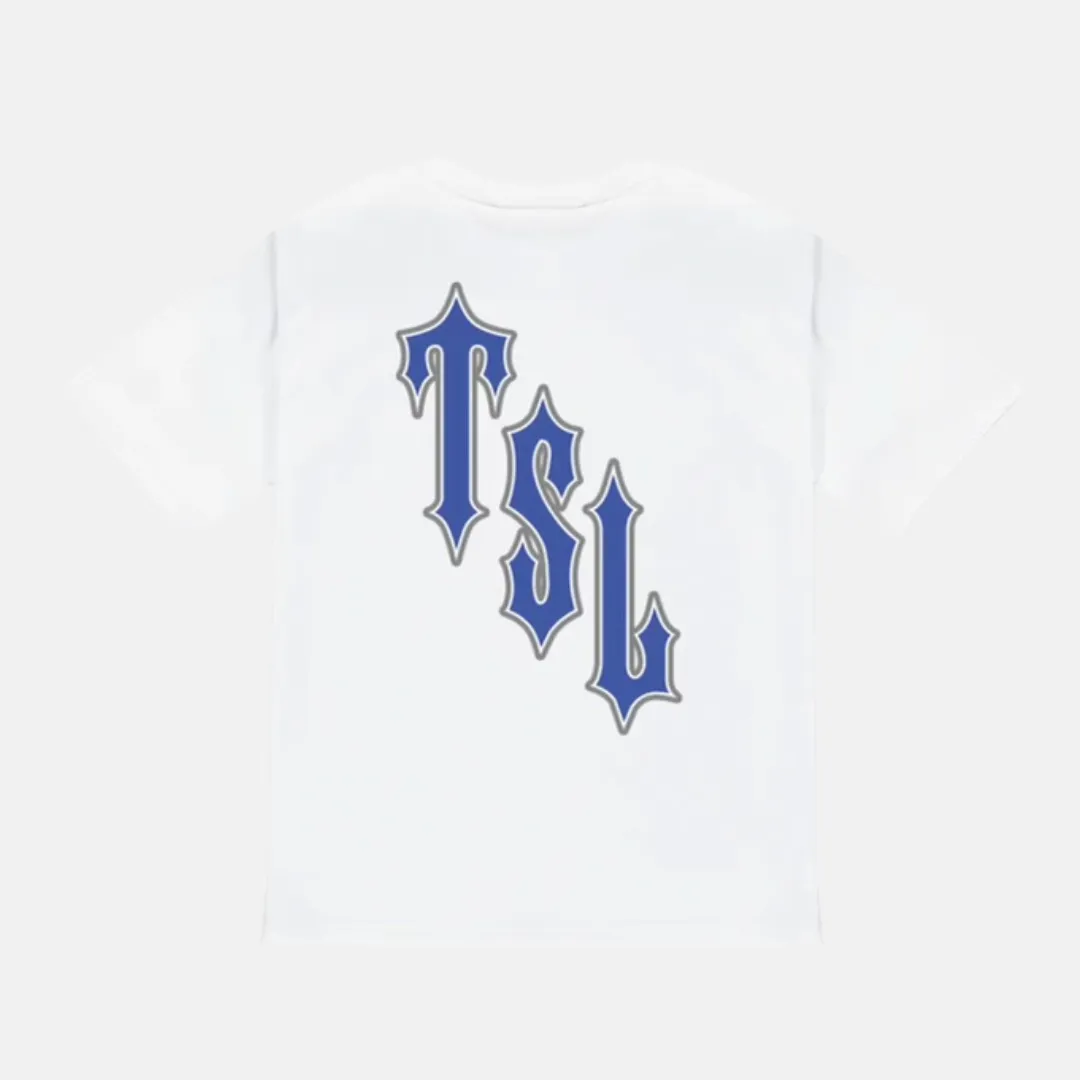 Trapstar Shooters T-Shirt - White/Grey/Blue