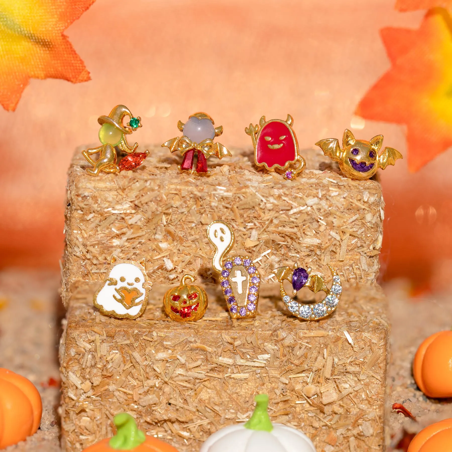 Trick or Treat Stud Set