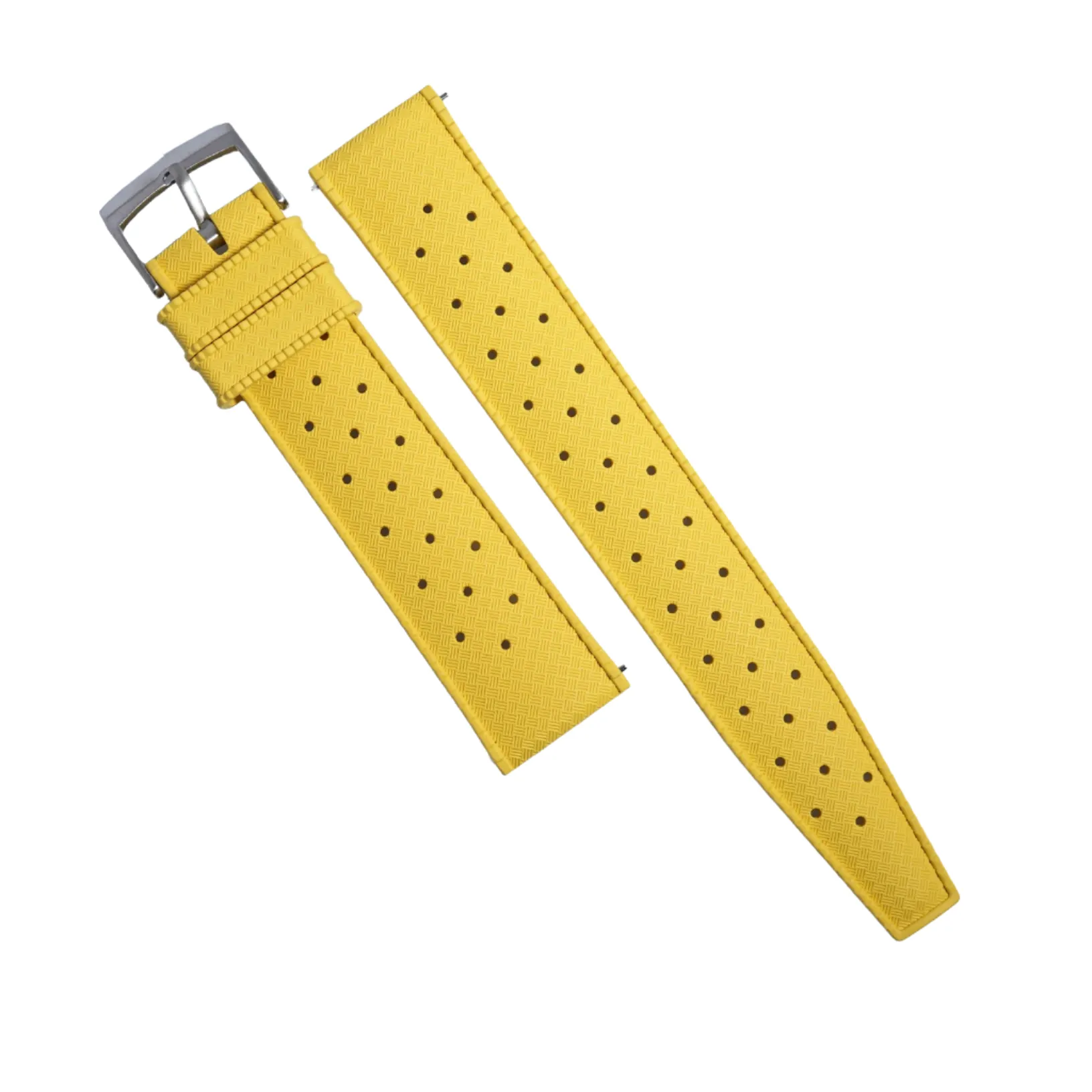 Tropic FKM Rubber Strap in Yellow