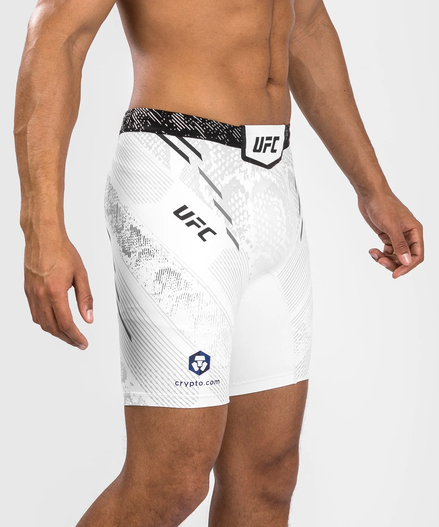 UFC Adrenaline by Venum Personalized Authentic Fight Night Men’s Vale Tudo Short - White