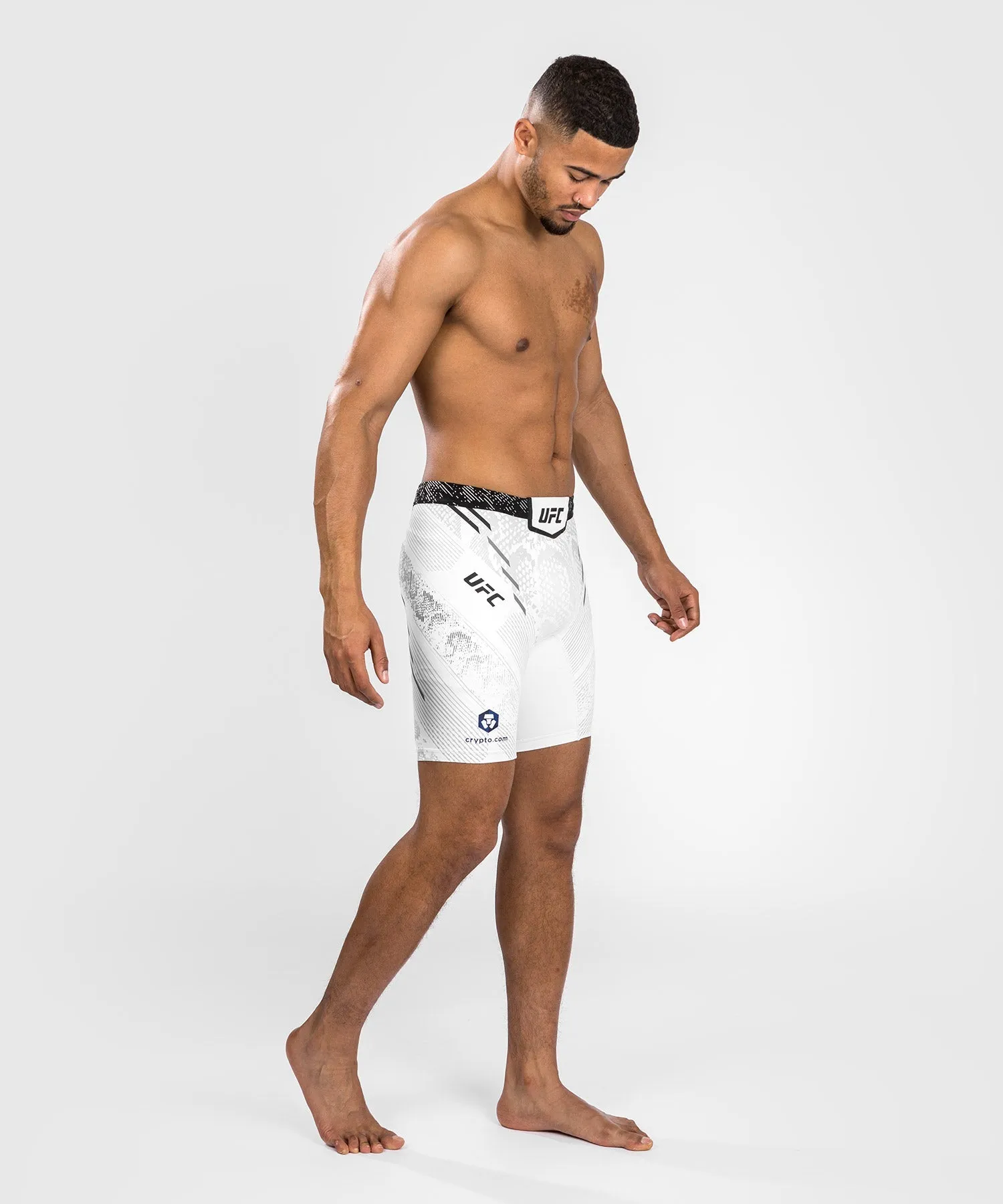 UFC Adrenaline by Venum Personalized Authentic Fight Night Men’s Vale Tudo Short - White