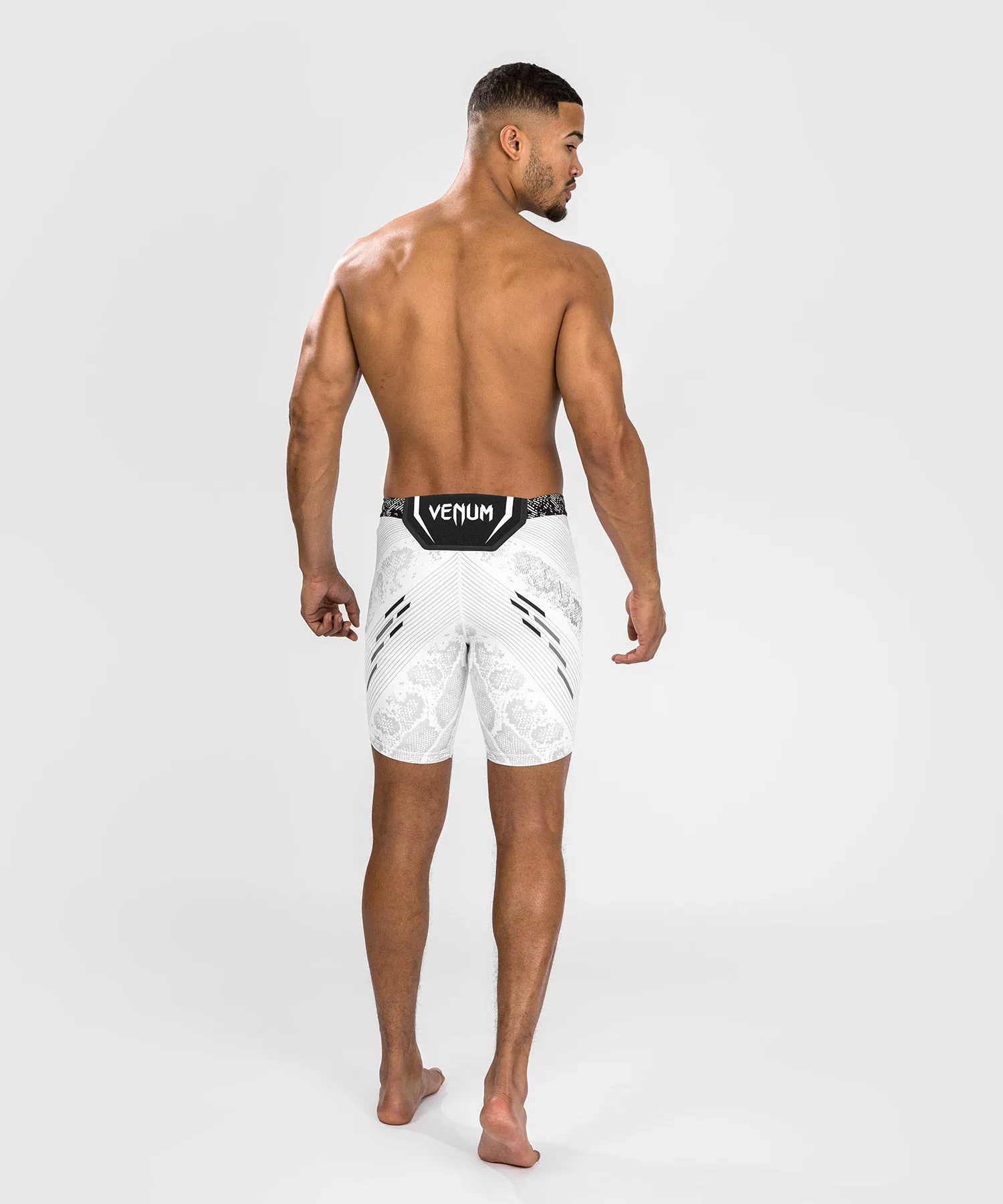 UFC Adrenaline by Venum Personalized Authentic Fight Night Men’s Vale Tudo Short - White