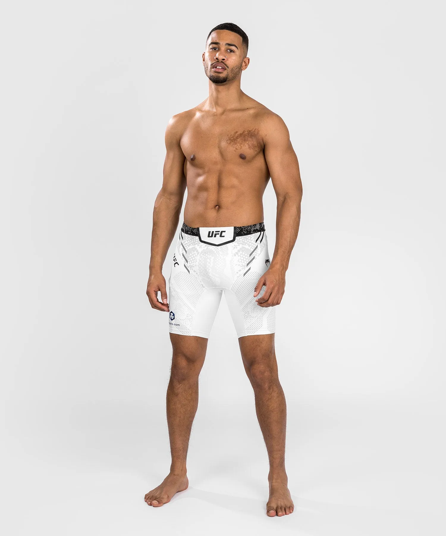 UFC Adrenaline by Venum Personalized Authentic Fight Night Men’s Vale Tudo Short - White