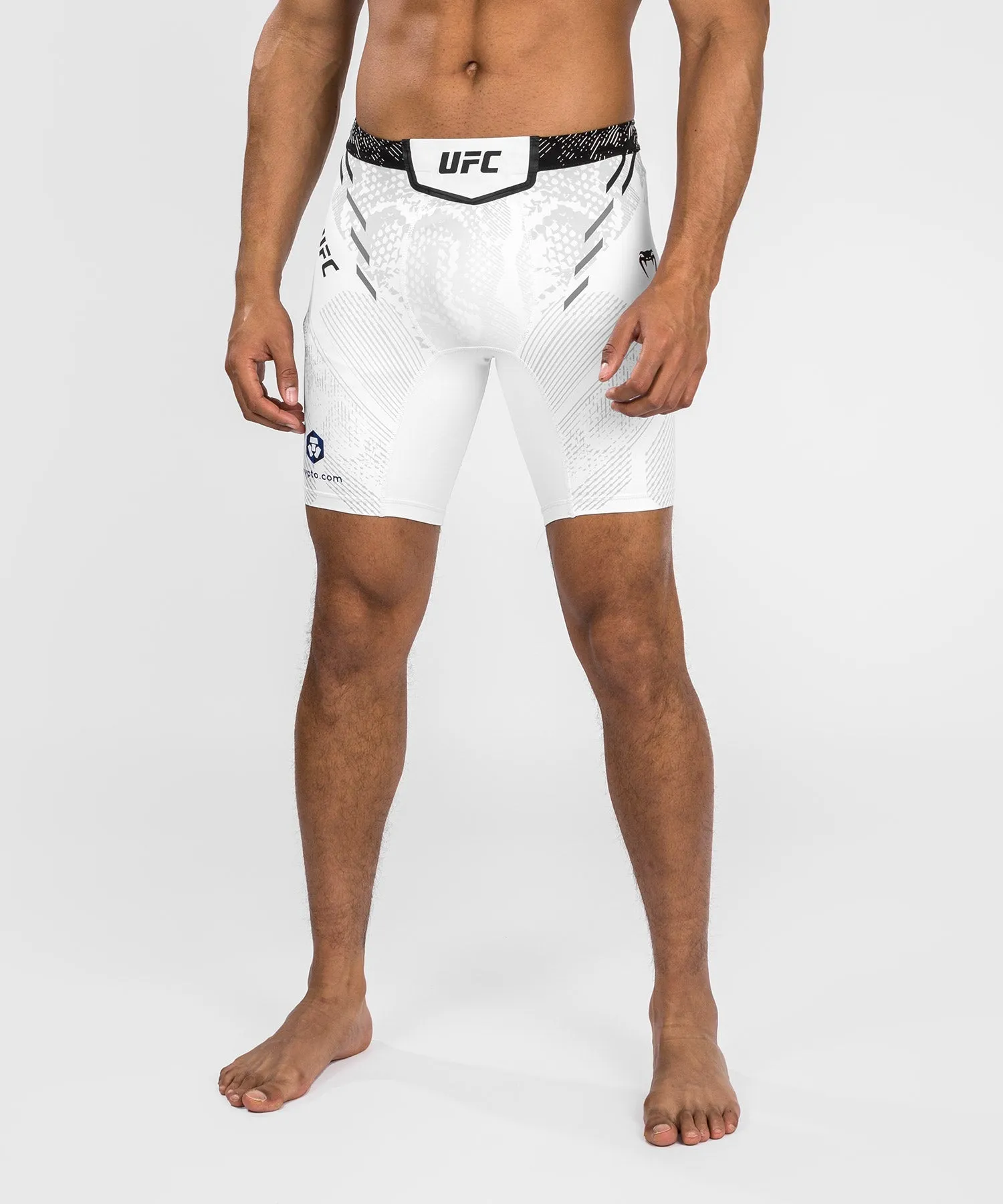 UFC Adrenaline by Venum Personalized Authentic Fight Night Men’s Vale Tudo Short - White