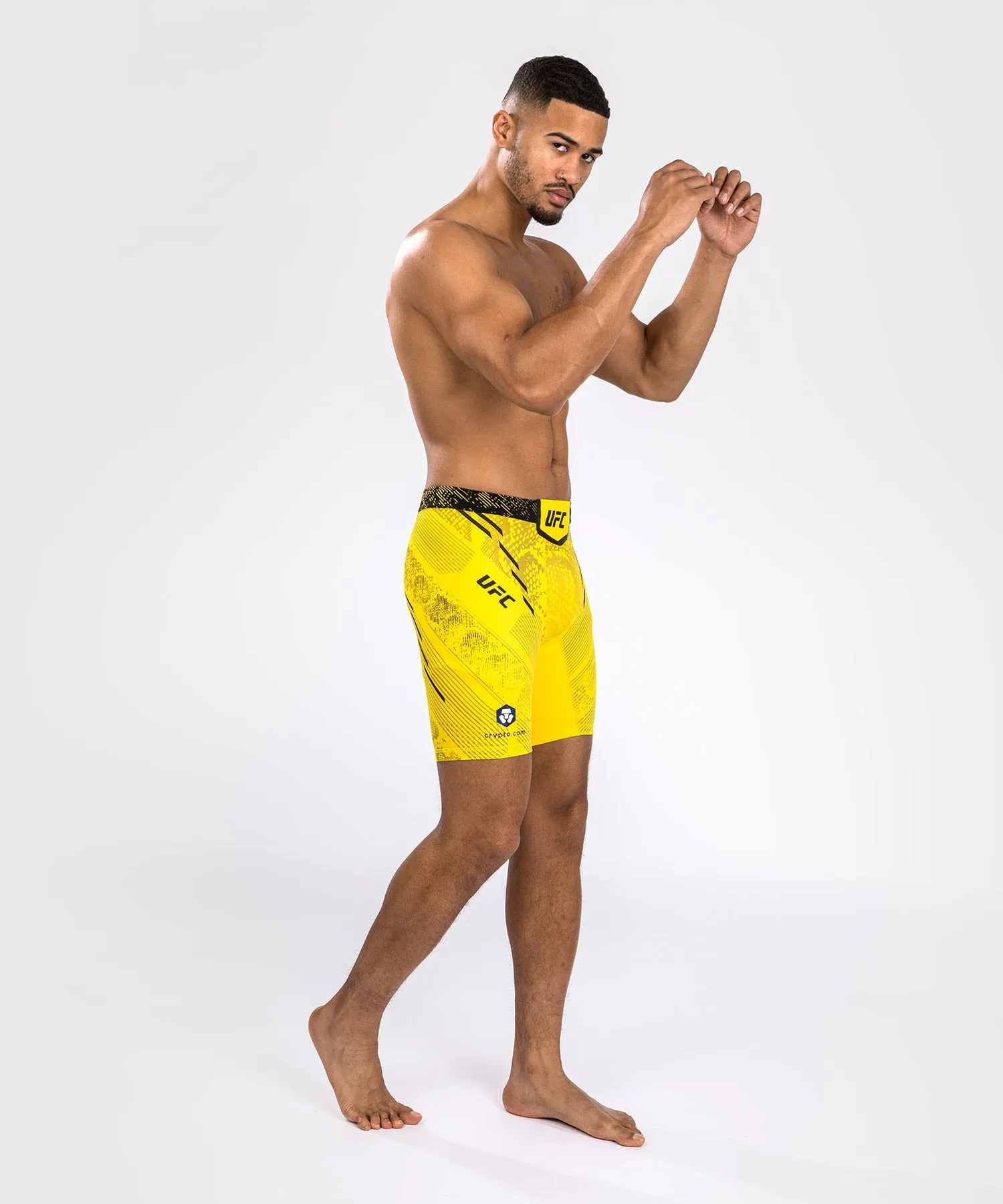 UFC Adrenaline by Venum Personalized Authentic Fight Night Men’s Vale Tudo Short - Yellow