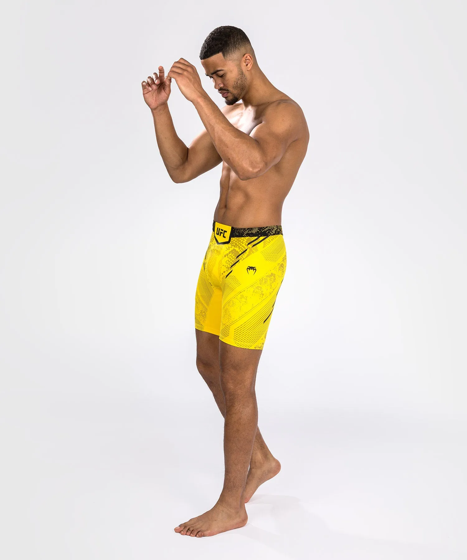 UFC Adrenaline by Venum Personalized Authentic Fight Night Men’s Vale Tudo Short - Yellow