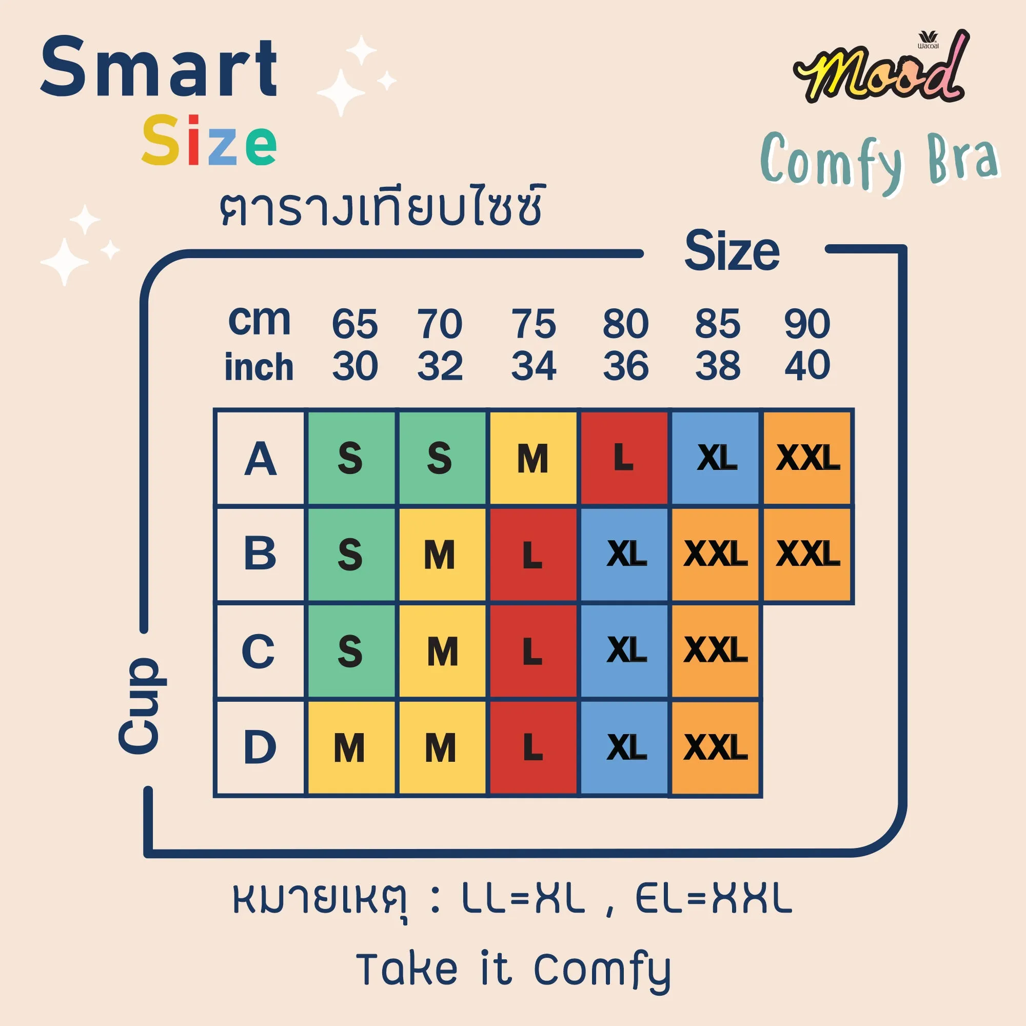 Wacoal Mood Comfy เสื้อสายเดี่ยว มีบราในตัว วาโก้มู้ด รุ่น WH4M04 สีเทาดำ (DG)