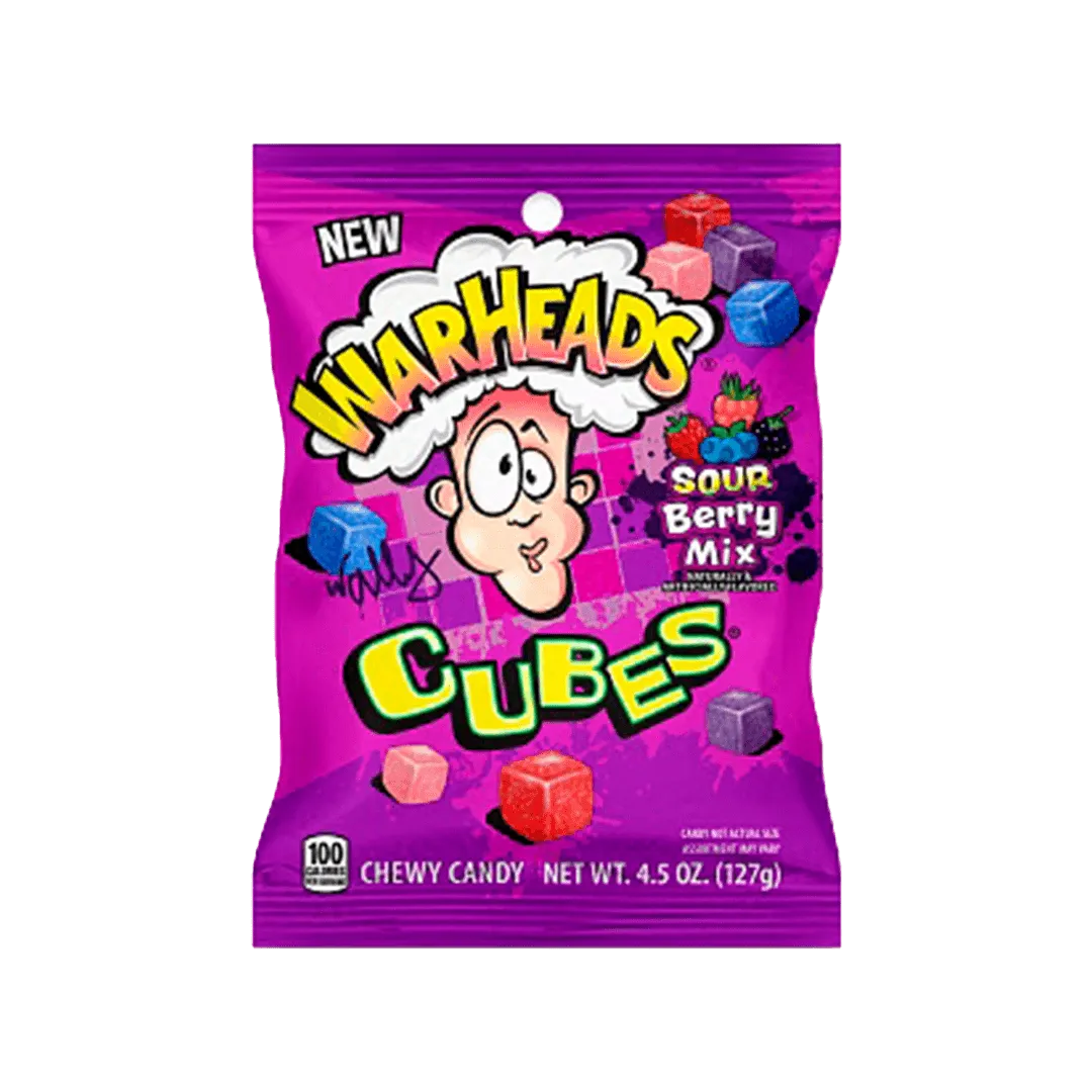 Warheads Cubes Sour Berry Mix Bag