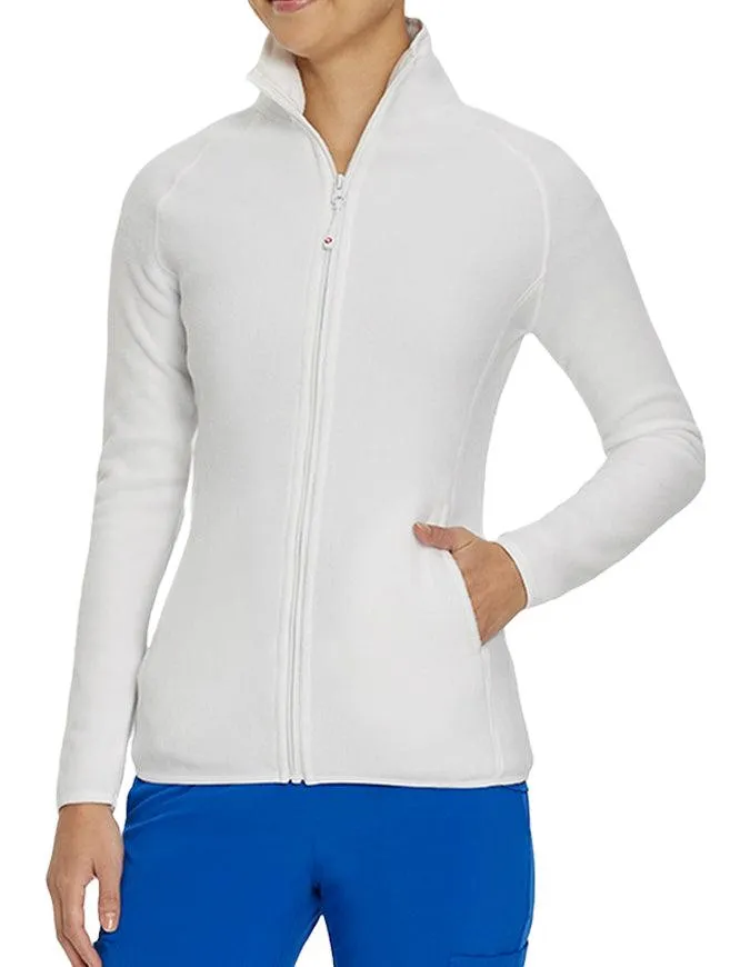 White Cross 26.5 Inch Women's Polar Fleece Zip Front Warm-up Jacket