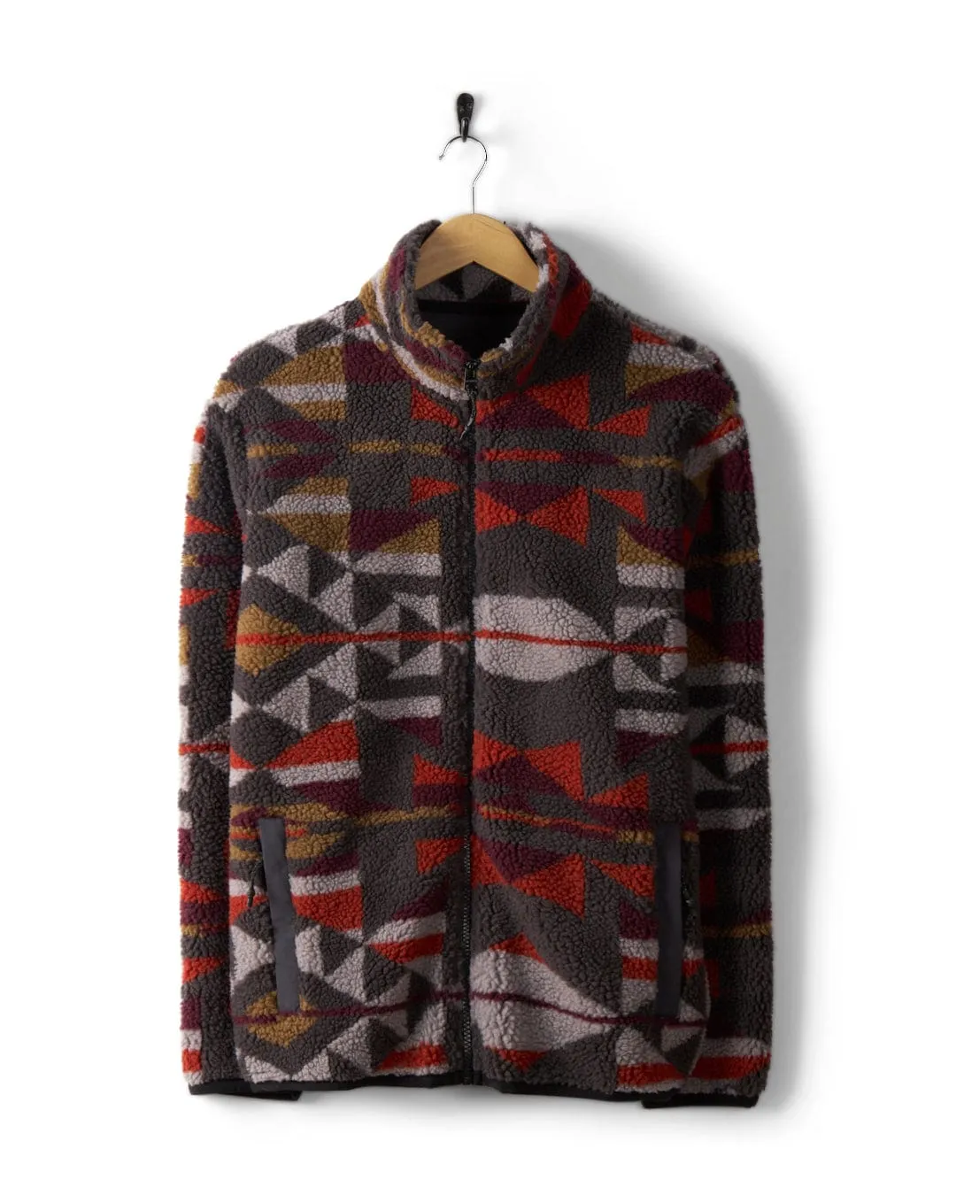 Wye Aztec - Mens Recycled Fleece - Multi