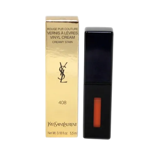 Yves Saint Laurent Beauty Vernis À Lèvres Vinyl Cream Lip Stain 408 Corail Neo-pop 5.5ml