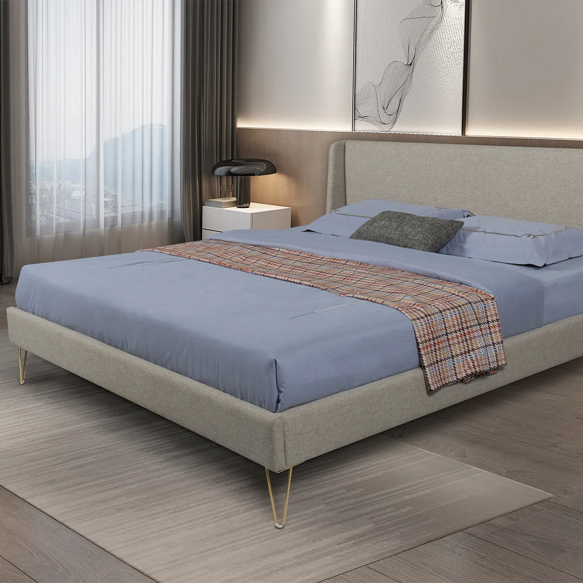 Zoey Upholstered Bed Frame